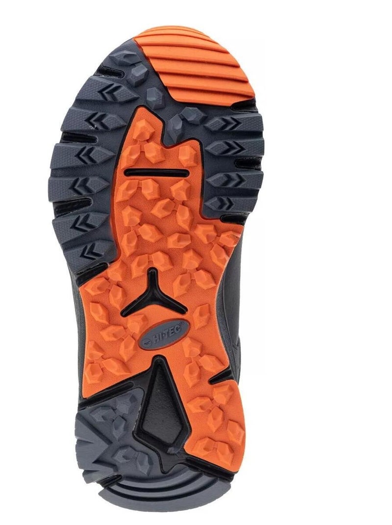 Bottines de marche himba - hi-tec Noir Orange - Kiabi