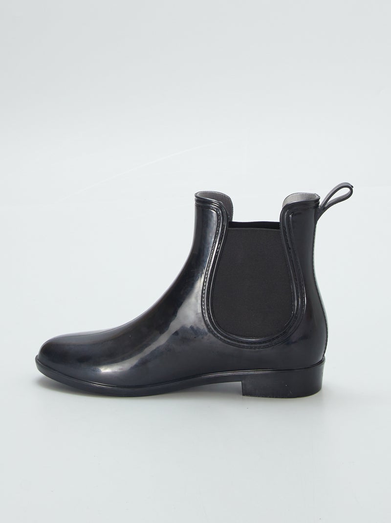 Bottines de pluie Noir - Kiabi
