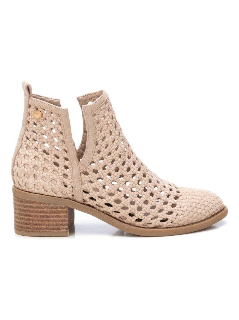Bottines décontractées à enfiler Beige - Kiabi