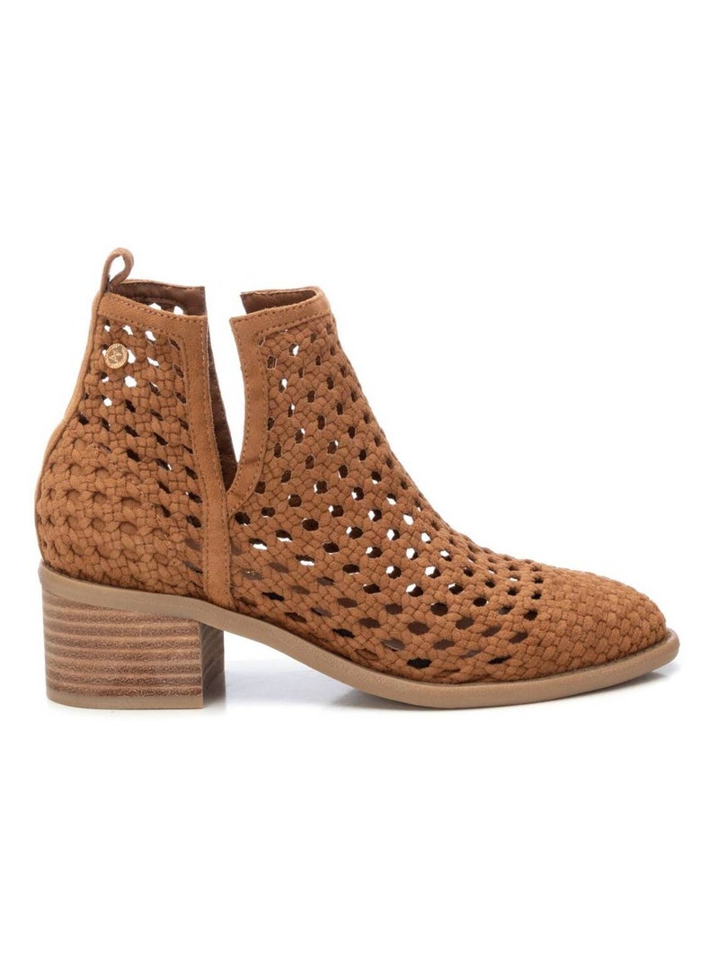 Bottines décontractées à enfiler Camel - Kiabi