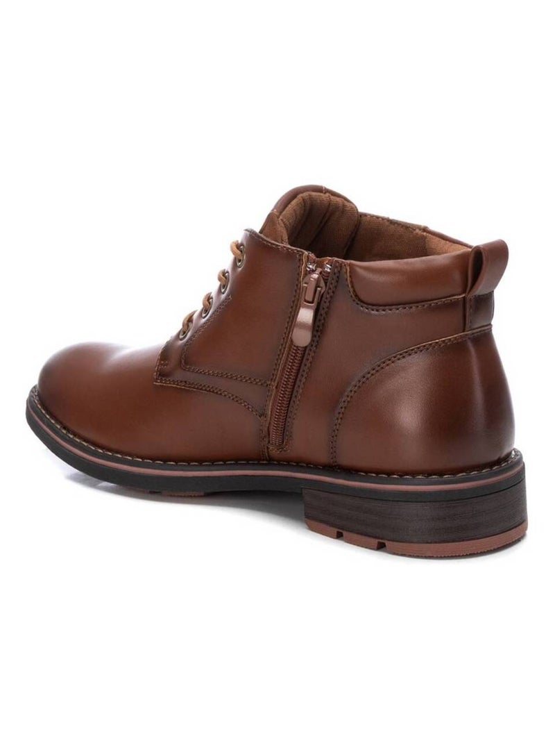 Bottines décontractées à fermeture éclair Xti Camel - Kiabi
