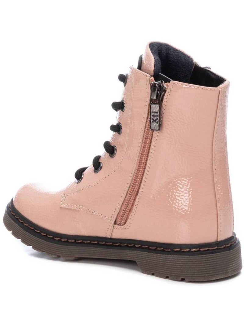 Bottines décontractées à fermeture éclair Xti Crème - Kiabi