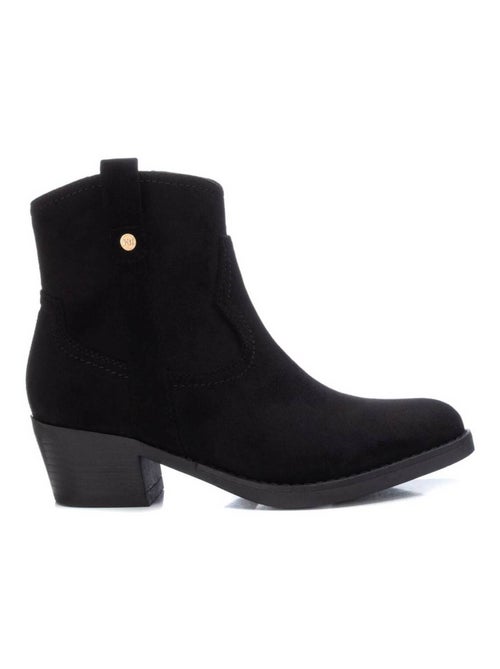 Bottines décontractées à talon à fermeture éclair Xti - Kiabi