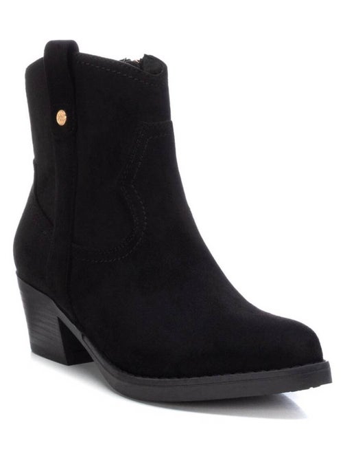 Bottines décontractées à talon à fermeture éclair Xti - Kiabi