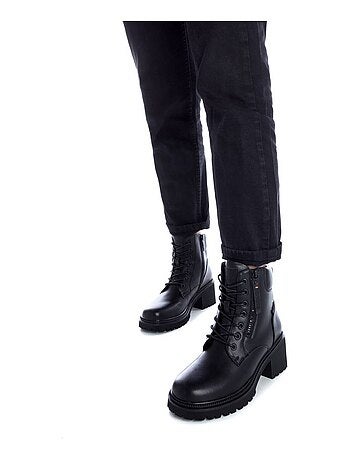 Bottines décontractées à talon à fermeture éclair Xti