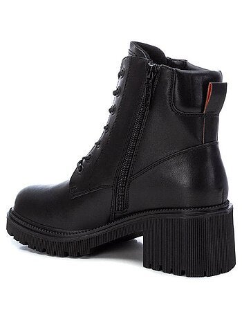 Bottines décontractées à talon à fermeture éclair Xti
