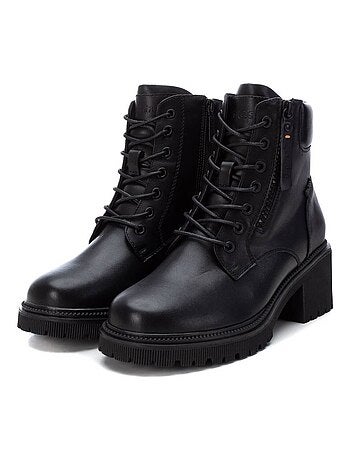 Bottines décontractées à talon à fermeture éclair Xti