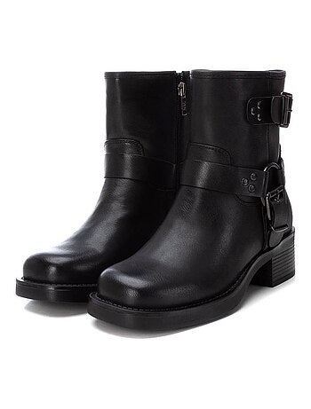 Bottines décontractées à talon à fermeture éclair Xti