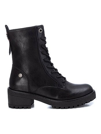 Bottines décontractées à talon à fermeture éclair Xti