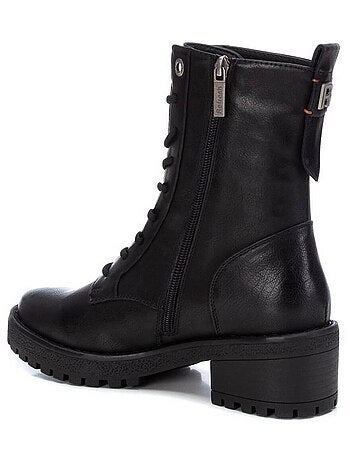 Bottines décontractées à talon à fermeture éclair Xti