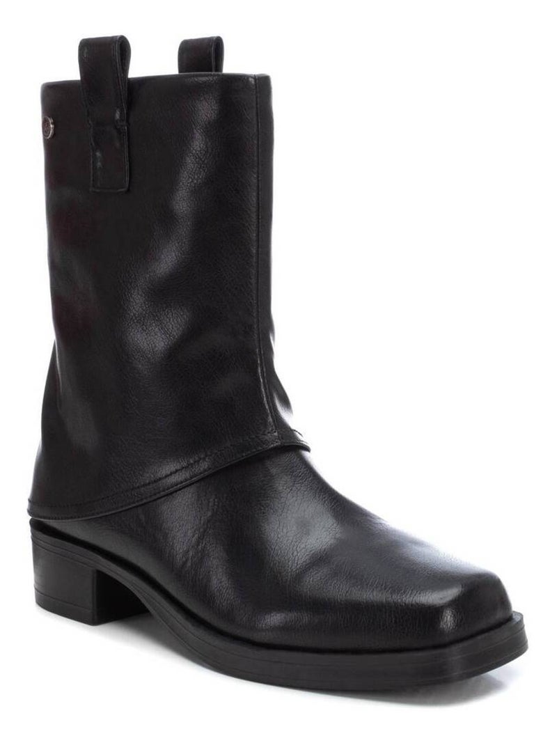 Bottines décontractées à talon Xti Noir - Kiabi