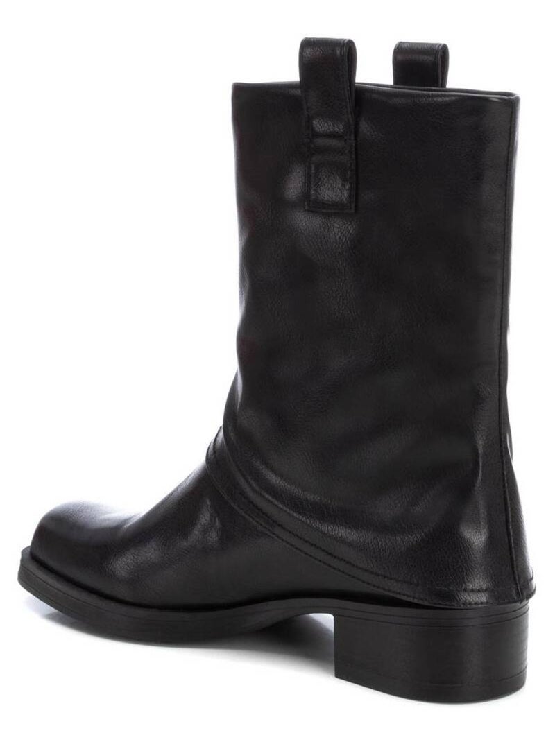Bottines décontractées à talon Xti Noir - Kiabi