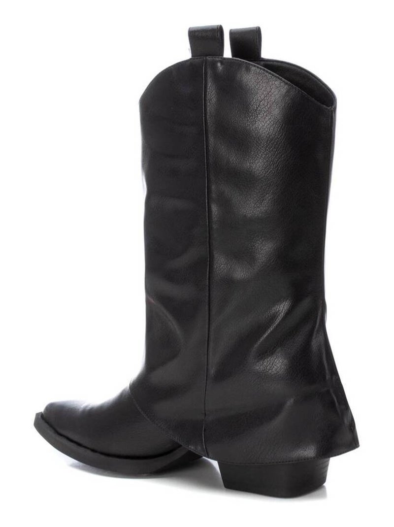 Bottines décontractées à talon Xti Noir - Kiabi
