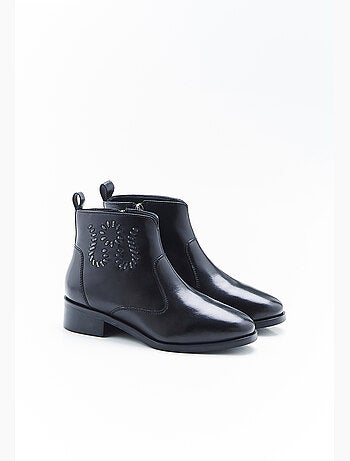 Bottines dessus cuir mouton - Damart