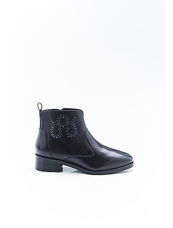 Bottines dessus cuir mouton - Damart