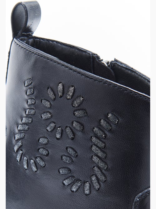 Bottines dessus cuir mouton - damart - Kiabi Bottines dessus cuir mouton - damart - Kiabi