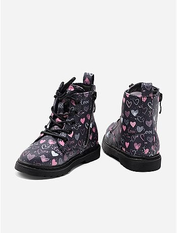 Bottines détail cœur