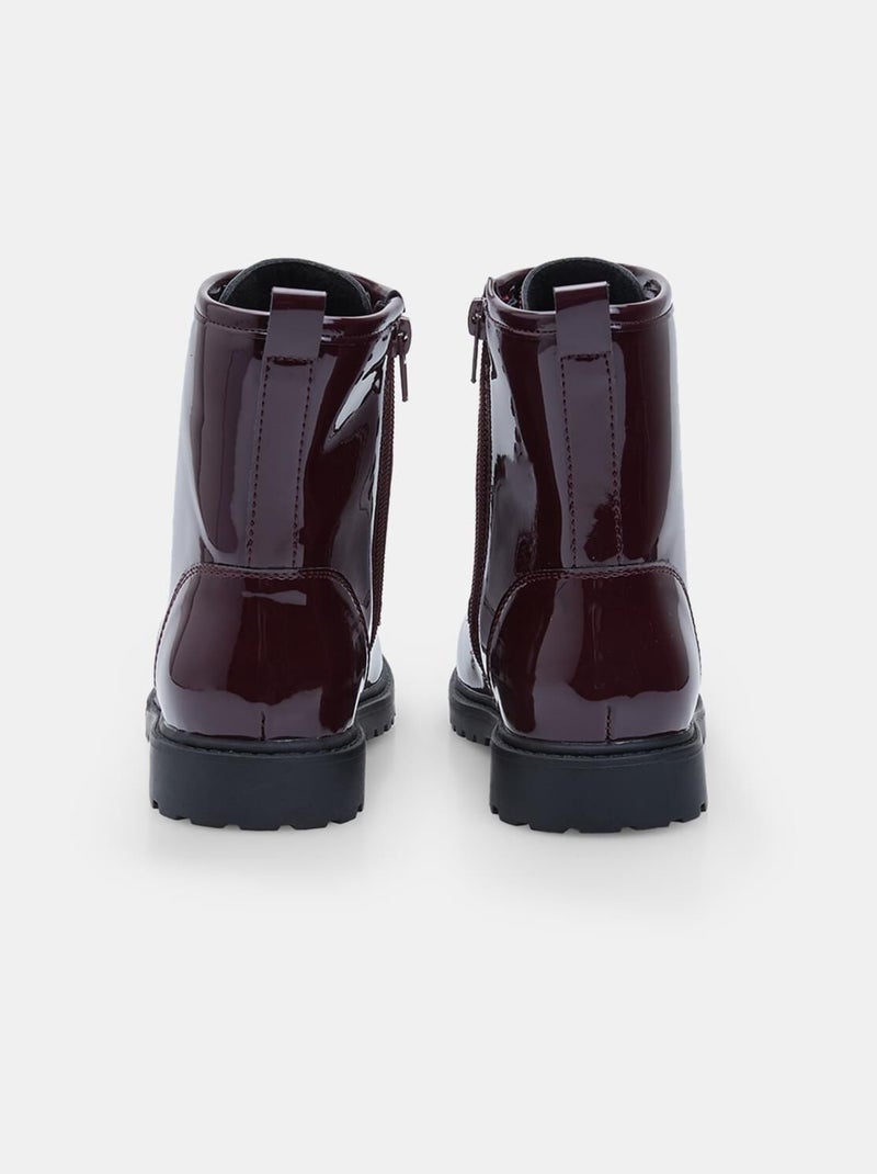 Bottines d'hiver Bata Bordeaux - Kiabi