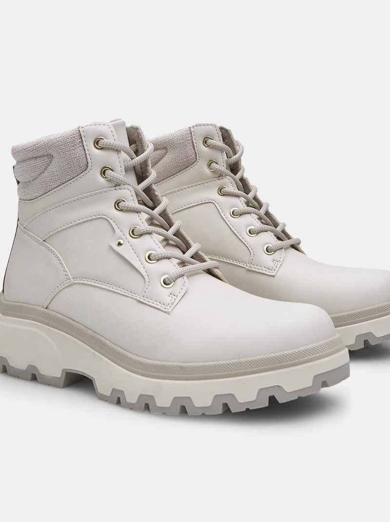 Bottines d'hiver casual confortables  BATA Beige - Kiabi