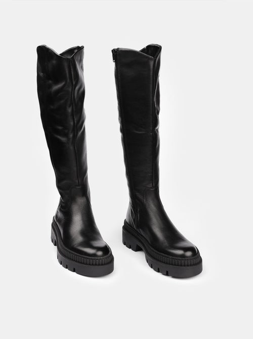 Bottines d'hiver en cuir BATA - Kiabi