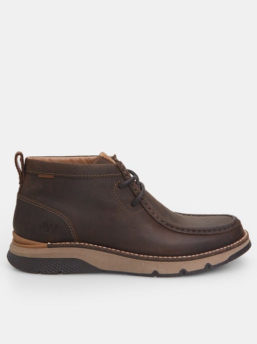 Bottines d'hiver en cuir BATA Weinbrenner - Kiabi