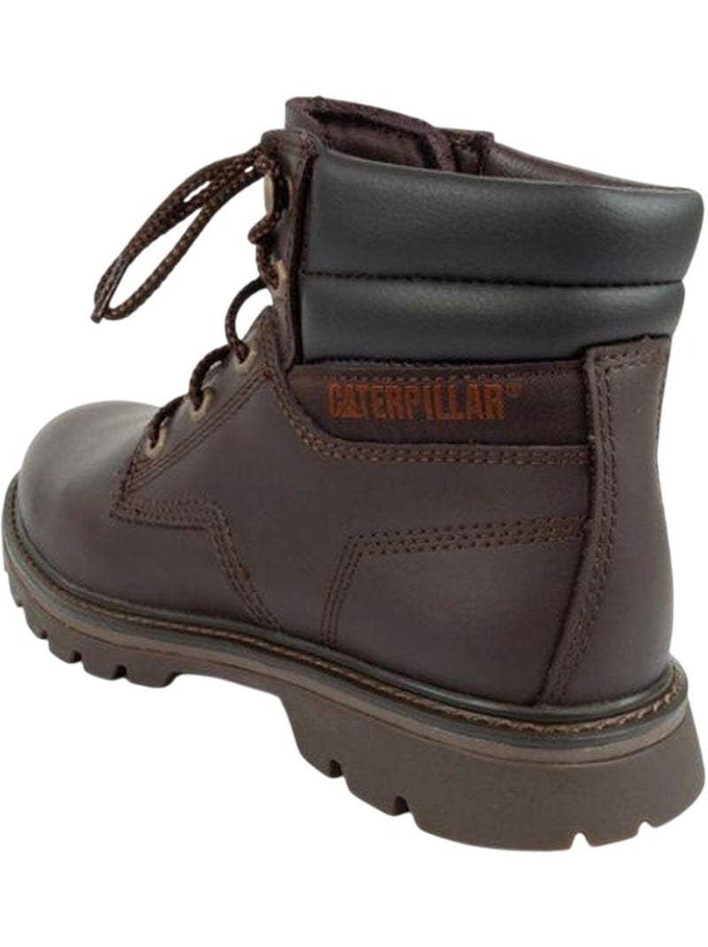 Bottines d'hiver quadrate - caterpillar Marron - Kiabi