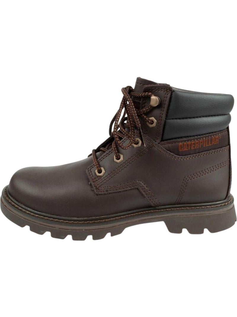 Bottines d'hiver quadrate - caterpillar Marron - Kiabi
