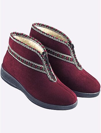 Bottines D'intérieur Doublure Polaire Chaude - Taille Standard - Moda Vilona