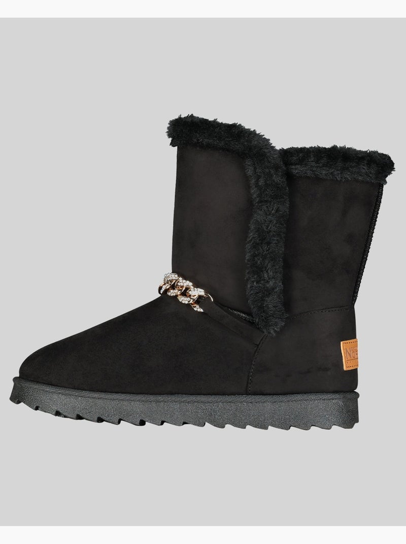 Bottines doublées oseille – geographical norway Noir - Kiabi