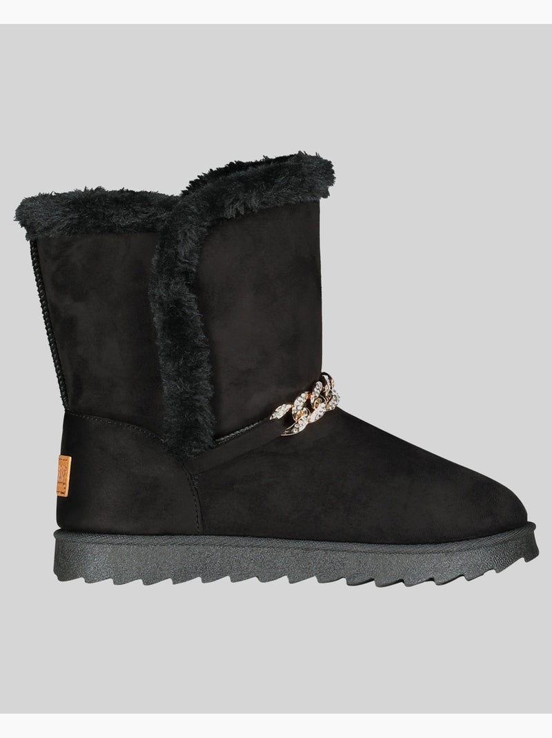 Bottines doublées oseille – geographical norway Noir - Kiabi