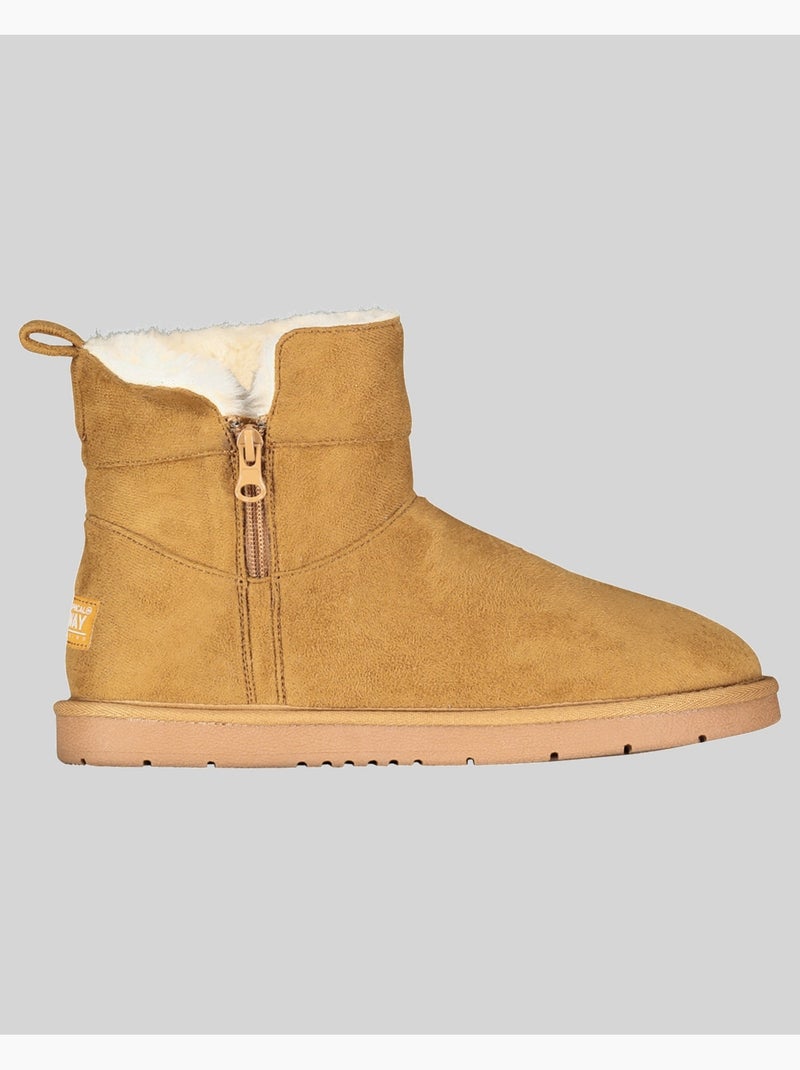 Bottines doublées ozipneige – geographical norway Camel - Kiabi