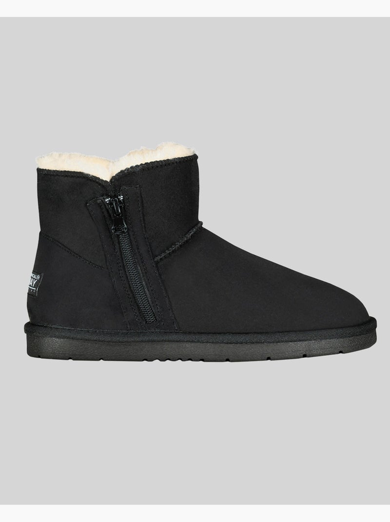 Bottines doublées ozipneige – geographical norway Noir - Kiabi