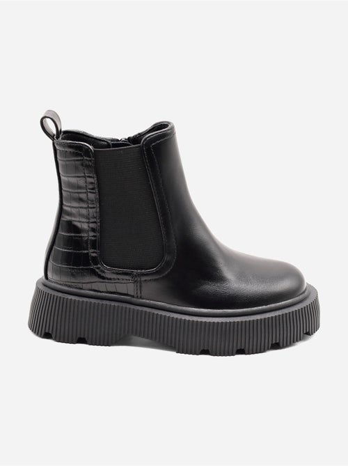 Bottines effet croco - Kiabi Bottines effet croco - Kiabi
