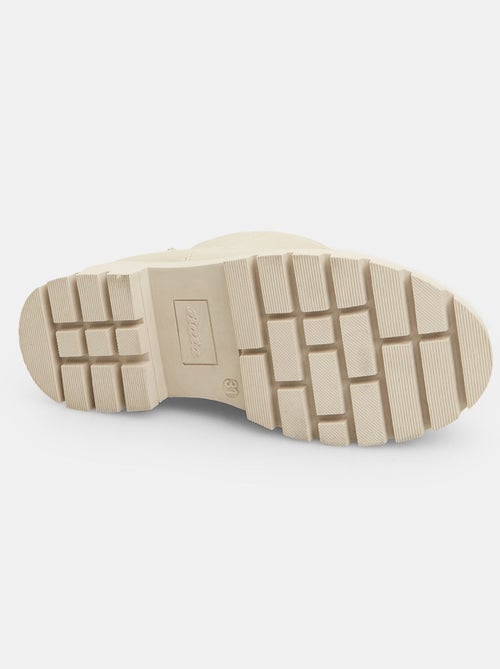 Bottines effet cuir BATA - Kiabi