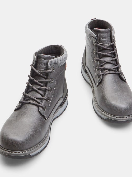 Bottines effet cuir BATA - Kiabi