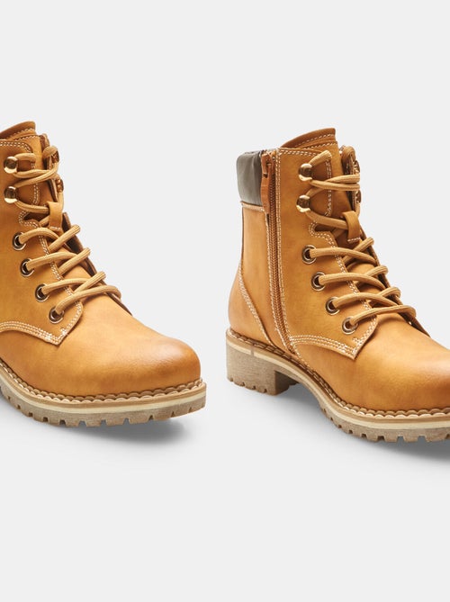 Bottines effet cuir BATA - Kiabi