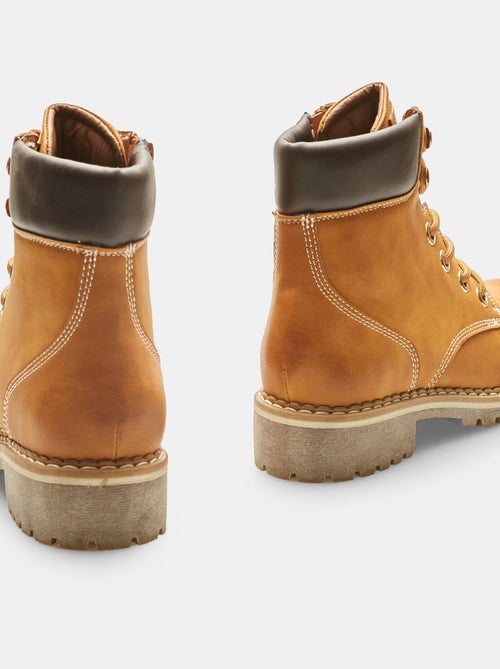 Bottines effet cuir BATA - Kiabi