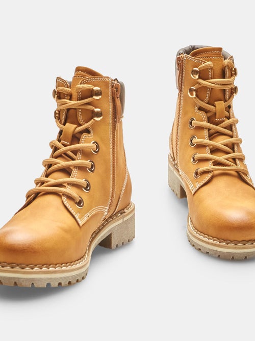 Bottines effet cuir BATA - Kiabi