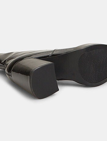 Bottines effet peinture à talon BATA