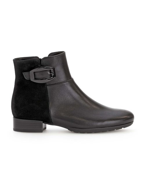 Bottines  en combinaison cuirs Gabor - Kiabi