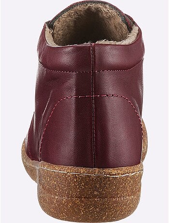 Bottines en cuir avec lacets et semelle souple - taille standard - witt