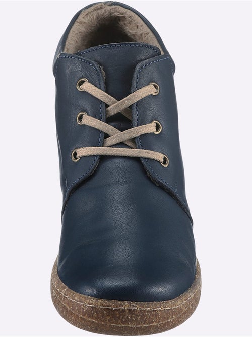 Bottines en cuir à lacets avec semelle souple et doublure textile - taille standard - witt - Kiabi Bottines en cuir à lacets avec semelle souple et doublure textile - taille standard - witt - Kiabi