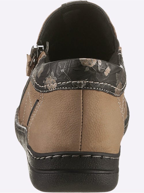 Bottines en cuir avec glissières latérales et semelle antichoc - Taille standard - Witt - Kiabi