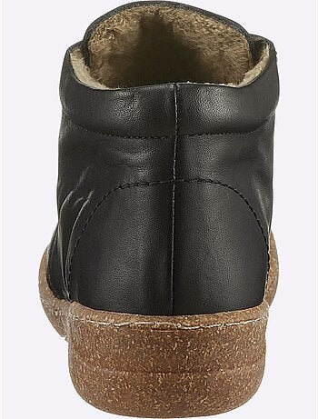 Bottines en cuir avec lacets et semelle souple - taille standard - witt