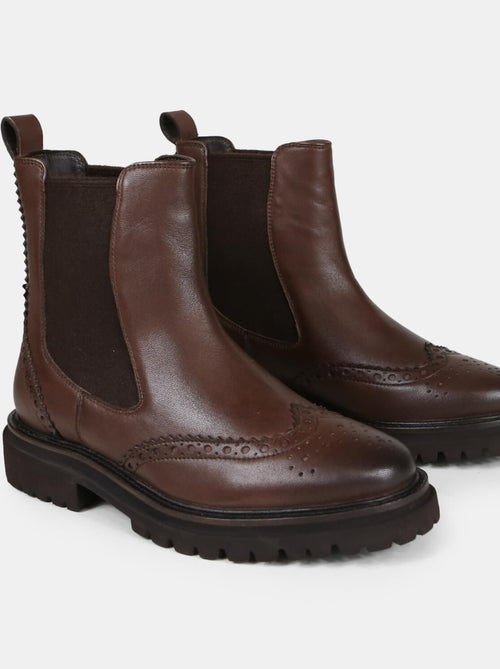 Bottines en cuir BATA - Kiabi