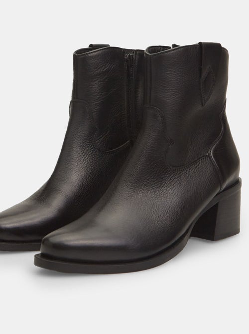 Bottines en cuir  BATA - Kiabi