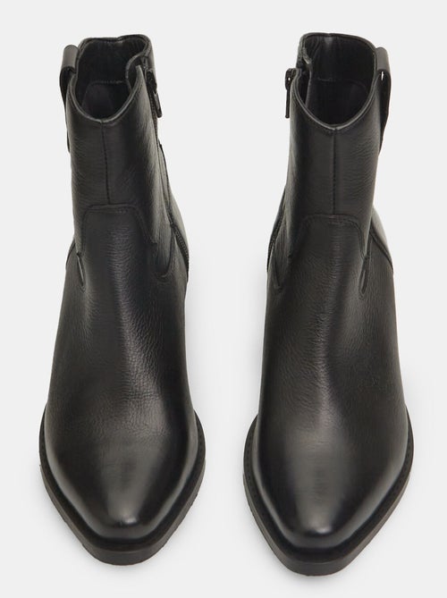 Bottines en cuir  BATA - Kiabi
