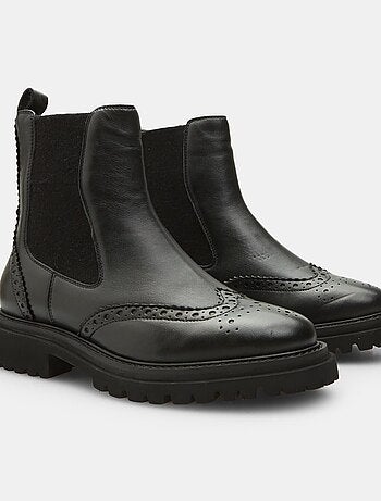 Bottines en cuir BATA