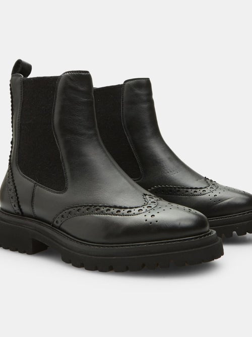 Bottines en cuir BATA - Kiabi