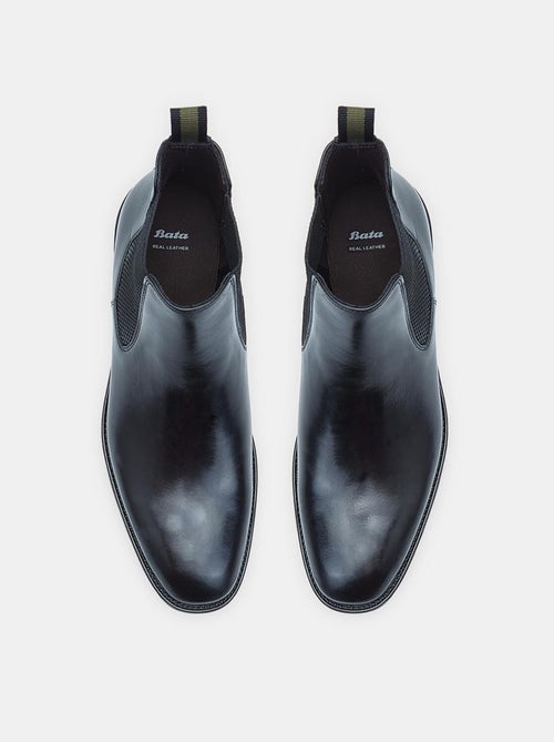 Bottines en cuir BATA - Kiabi